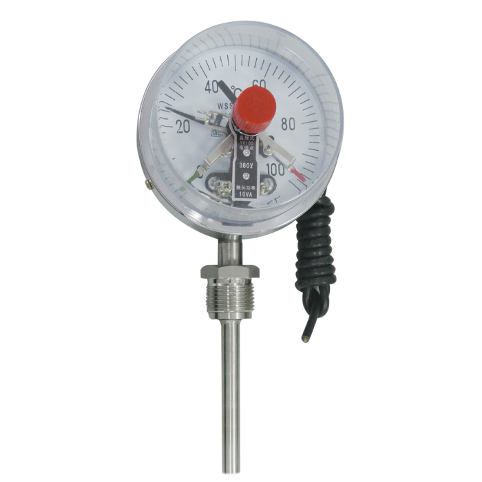 電(dian)接點雙(shuāng)金屬溫(wēn)度計